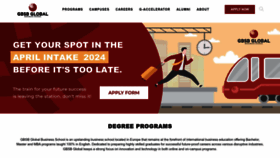 What Global-business-school.org website looks like in 2024 