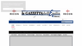 What Gazzettadellemilia.it website looks like in 2024 
