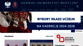 What Gumed.edu.pl website looks like in 2024 