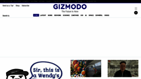 What Gizmodo.de website looks like in 2024 