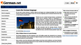 What German.net website looks like in 2024 