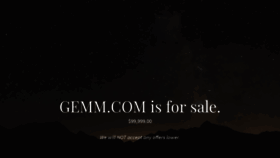 What Gemm.com website looks like in 2024 