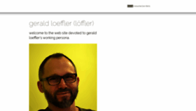 What Gerald-loeffler.net website looks like in 2024 