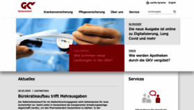 What Gkv-spitzenverband.de website looked like in 2024 (2 years ago)