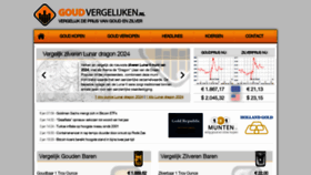 What Goudvergelijken.nl website looks like in 2024 