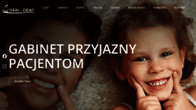 What Gabident.pl website looks like in 2024 
