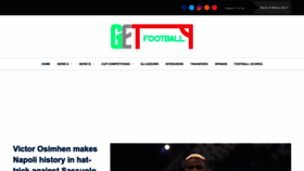 What Getfootballnewsitaly.com website looks like in 2024 