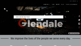 What Glendaleaz.com website looks like in 2024 