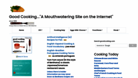 What Goodcooking.com website looks like in 2024 