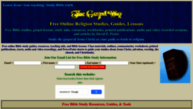 What Gospelway.com website looks like in 2024 