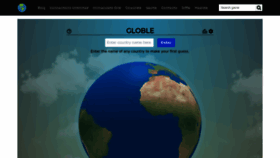 What Globle-wordle.com website looks like in 2024 