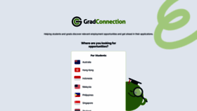 What Gradconnection.com website looks like in 2024 