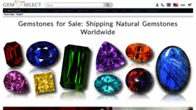 What Gemselect.com website looks like in 2024 