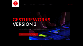 What Gestureworks.com website looks like in 2024 
