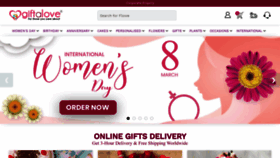 What Giftalove.com website looks like in 2024 