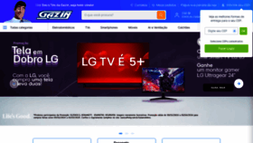 What Gazin.com.br website looked like in 2024 (2 years ago)