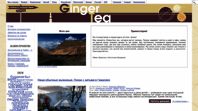 What Gingertea.ru website looks like in 2024 