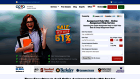 What Gotoassignmenthelp.com website looked like in 2024 (1 year ago)
