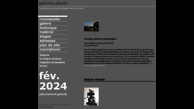 What Galerie-photo.com website looks like in 2024 