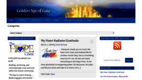 What Goldenageofgaia.com website looks like in 2024 