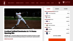 What Gostanford.com website looks like in 2024 