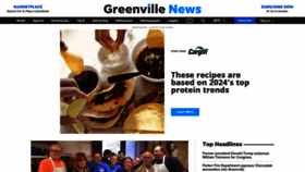 What Greenvilleonline.com website looks like in 2024 