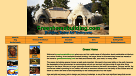 What Greenhomebuilding.com website looks like in 2024 