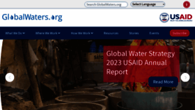 What Globalwaters.org website looks like in 2024 