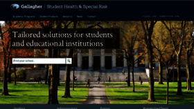 What Gallagherstudent.com website looks like in 2024 