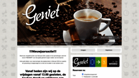 What Genietindeweerd.nl website looks like in 2024 