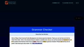 What Grammarchecker.io website looks like in 2024 