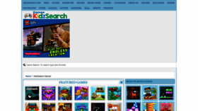 What Games.kidzsearch.com website looks like in 2024 