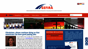 What Gefira.org website looks like in 2024 
