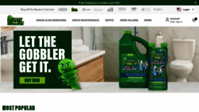 What Greengobbler.com website looks like in 2024 