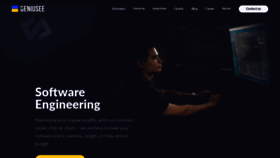 What Geniusee.com website looks like in 2024 