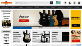 What Gear4music.nl website looked like in 2024 (2 years ago)