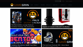 What Gamegrin.com website looks like in 2024 