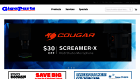 What Gigaparts.com website looks like in 2024 