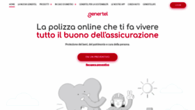 What Genertel.it website looks like in 2024 
