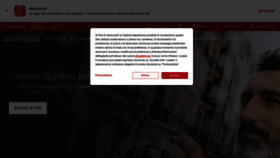 What Generali.it website looked like in 2024 (1 year ago)