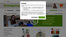 What Greengiving.nl website looks like in 2024 