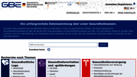 What Gbe-bund.de website looks like in 2024 