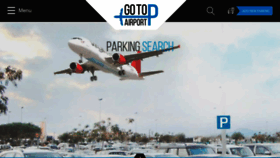 What Gotoairportparking.com website looks like in 2024 