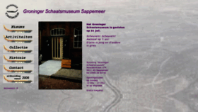 What Groningerschaatsmuseum.nl website looks like in 2024 