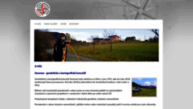 What Geoman.cz website looks like in 2024 