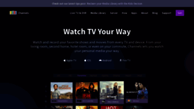 What Getchannels.com website looked like in 2024 (1 year ago)