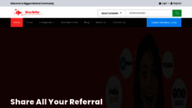 What Giverefer.com website looks like in 2024 