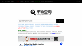 What Guofenchaxun.com website looks like in 2024 