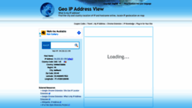 What Geoipview.com website looks like in 2024 