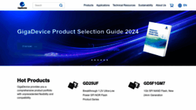 What Gigadevice.com website looks like in 2024 